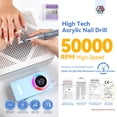 thumbnail image 2 of Taladro de uñas eléctrico SAVILAND Professional 50000 RPM, 2 of 7