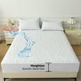 thumbnail image 3 of UPONRAY Twin Mattress Protector, Quilted Waterproof Mattress Protector with Deep Pocket up to 12 Inches, Soft Breathable Noiseless Bed Pad Topper, Queen Bed Cover for Home, Bedroom, Hotel (Black), 3 of 9