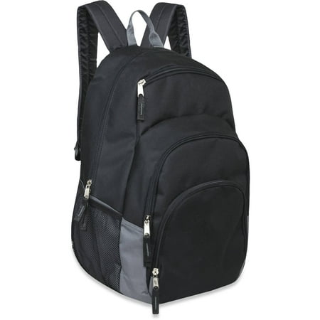 18.5 Inch Quad Pocket Backpack with Three Front Zippered Pockets