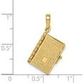 thumbnail image 3 of 14K 3D Lords Prayer Bible Pendant Yellow Gold Solid Precious Fashionable Unique An unforgettable keepsake to treasure forever, 3 of 7