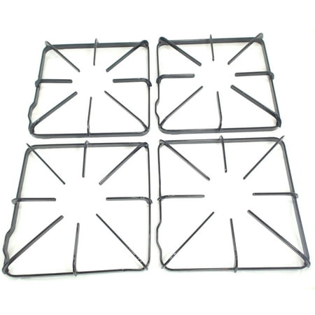 Range Burner Grate - Gas Range Burner Grate 4 Pack for General Electric AP2027947 PS244178 WB31K10012