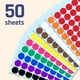 thumbnail image 5 of Paquete De 2000 Etiquetas Adhesivas Redondas De Puntos De Colores De 3/4" - 10 Colores Surtidos, 5 of 5