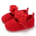 thumbnail image 2 of Otqutp Little Kid Comfortable&nbsp;Sneakers Children Baby Casual Shoes Floor Sports Shoes Flat Soles Lightweight Soft Solid Color Hook Loop Flowers, 2 of 8
