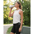 thumbnail image 4 of G4Free Lyocell Racerback Women Workout Tank Tops Ruch Side High Neck Muscle Tops for Gym Athletic Yoga, 4 of 8