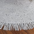 thumbnail image 3 of SAFAVIEH Renewal Issam Solid Area Rug, Light Grey, 3' x 3' Round, 3 of 7
