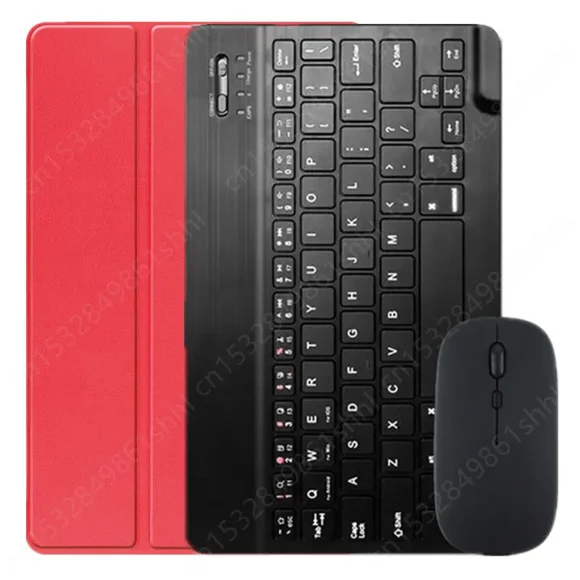 Funda for Nokia T21 T 21 10.4 inch 2022 Case Keyboard Cover Smart Cover for Nokia T21 2022 TA-1495 Tablet Case Coque Teclado red key caseM Portuguese