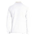 thumbnail image 5 of Huresd Mens Fashion Polo Shirts Cotton Classic Long Sleeve Thermal Button Shirt With Pocket White 3XL, 5 of 5