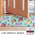 thumbnail image 3 of Pioneer Flower Floral Print Pattern Door Rugs,Washable Non Slip Door Mats Indoor,Decorative Door Mats,Entry Mat Indoor for Entrance,Bedroom,Kitchen,Bathroom,17"x30", 3 of 6