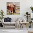 thumbnail image 3 of Stupell Industries Western Saddle on Fence Literature & Film Photography Gallery Wrapped Canvas Art Print Wall Art, 36 x 36, 3 of 8