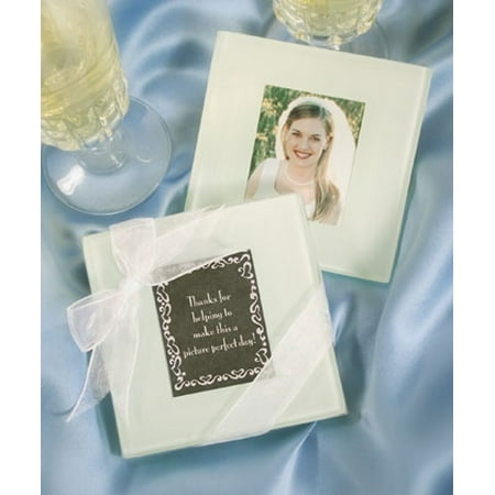 - Glass Photo Coasters