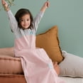 thumbnail image 3 of Love to Dream Organic Long Sleeve Baby Sleep Bag (18-36 Mo), Super Soft Temp Regulating Sleeping Sack, 1.0TOG All Seasons Wearable Blanket, Dusty Pink, 3 of 3