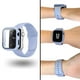 thumbnail image 1 of Correa para Apple Watch compatible con 38mm / 40mm de Silicón + Case Protector de pantalla con Cristal Templado. Mamá Pulpo  Silicón con case, 1 of 6
