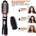 thumbnail image 3 of Yiliangx 3-in-1 Hot Air Styler and Rotating Hair Dryer, Rotating Hair Dryer, Rotating Hot Air Brush, Hot Air Styler and 360 Rotating Hair Dryer, Rotating Hair Dryer Brush (Rose Red), 3 of 12