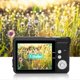 thumbnail image 3 of 8x Zoom Card Digital Camera, 5MP 2.7-inch LCD Screen, Max Support 32GB Memory Card, Built-in Microphone (Black), 3 of 4