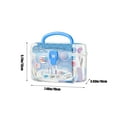 thumbnail image 3 of Blue Children’S Makeup Toy With Fake Cosmetics, Portable Case, For Role-Playing, Learning Fine Motor Skills And Creativity, 3 of 6