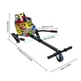 thumbnail image 2 of Universal Hoverboard Seat Attachment for 6.5"-10" Wheels, Go Kart Conversion Kit for Kids & Adults - Self-Balancing Scooter Accessory., 2 of 8