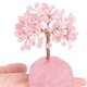 thumbnail image 4 of Rose Quartz Crystal Tree,Artificial Crystal and Healing Stone Tree Crystal Stone Tree Gem Tree.Valen, 4 of 5