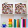 thumbnail image 7 of Storage Basket Vintage Floral Bird Storage Bin with Handle , Large Storage Cube Collapsible for Shelves Closet Bedroom Living Room 1PC Decor Gifts, 7 of 7