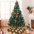 thumbnail image 7 of Lsque Flowers And Gnomes Bees Print Christmas Tree Skirt, Tree Skirt with Ties or Velcro, Perfect for Holiday Decorations, Halloween, and New Year-36", 7 of 7