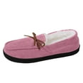 thumbnail image 3 of Oyedens House Shoes for Women Cozy Plush Lined Winter Warm Slip on Snow Loafers Boots Indoor Outdoor, 3 of 6
