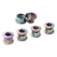 thumbnail image 2 of Pack of 5pcs Chainring Screws M8×5mm Double/Triple/ Single Chainwheel & Nut Set Replacement - Multicolor, C, 2 of 8