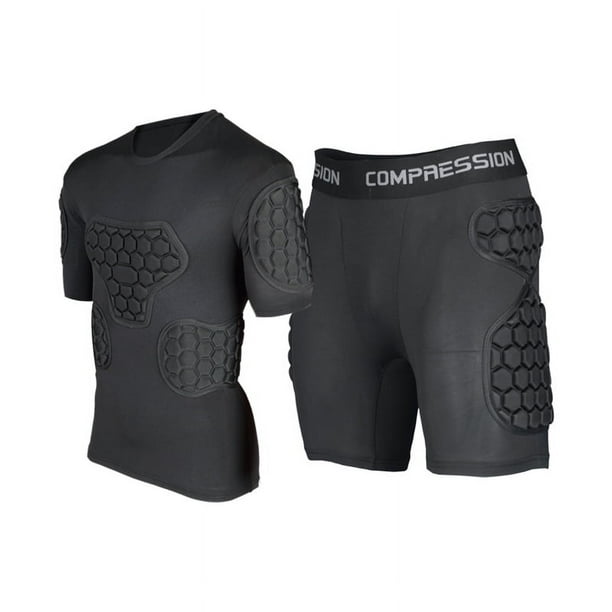 Uniformes de armadura de portero profesional, camisetas de portero de fútbol, uniformes deportivos de portero, codo de esponja EVA grueso