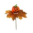 thumbnail image 2 of Ltdhehe Halloween Decorations Set Pumpkin & Autumn Maple Leaf Branch Centerpiece For Fall Party Tabletop Mantel, 2 of 5