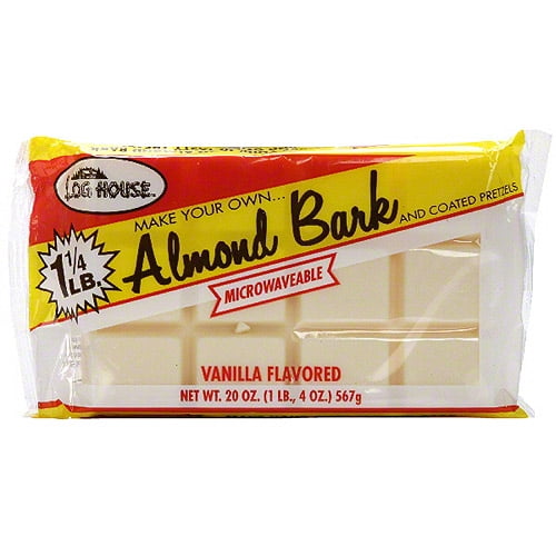 Log House Vanilla Almond bark, 20 oz (Pack of 12)