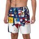 thumbnail image 1 of Fotbe The Map Of United States Traje de Baño para Hombre – Shorts de Natación de Secado Rápido con Forro y Bolsillos-Small, 1 of 6