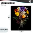 thumbnail image 4 of Stupell Industries Glam Butterfly Adorned Arrangement Canvas Art, 30 x 40, by Carl Kravats, 4 of 8