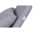 thumbnail image 6 of Relaxie Floor Chairs Gray Linen Sleeper Dorm Bed Couch Lounger Sofa, 6 of 8