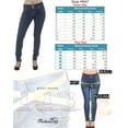 thumbnail image 7 of Fashion2Love Colombian Design Mid Waist Butt Lift Skinny Jeans, 7 of 7