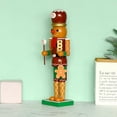 thumbnail image 5 of Christmas Decorations Nutcracker Figures, Wooden Gingerbread Man Collectible Nutcracker for Indoor Winter Table Centerpiece Desktop Fireplace Clearance Decor, 5 of 6