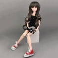 thumbnail image 4 of Cuerpo de muñecas de niña desnuda Piel 1/4 BJD muñeca moderna chica articulada muñeca pecho grande cuerpo desnudo muñeca femenina suministros personalizados de bricolaje Fanmusic Cuerpo de muñecas de niña desnuda, 4 of 7