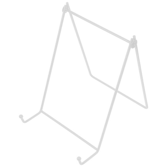 Raindrops Plate Display Stands Easel Plate Display Stand Iron White 1Set