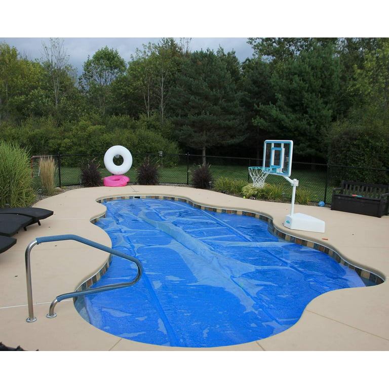Sun2Solar Blue 15' x 30' Rectangle Solar Pool Cover - 1200 Series
