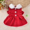 thumbnail image 1 of Falda para perro pequeña de otoño, vestido de princesa para gato, oso, ropa para mascotas, ropa de otoño e invierno, 1 of 6