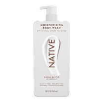 Native Cocoa Butter & Vanilla Moisturizing Body Wash 18 oz