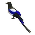 thumbnail image 1 of Urraca pájaro de simulación adorno de jardín artesanías realistas estatua de pájaro Artificial para fotografía utilería jardín patio arte césped 33cm, 1 of 8
