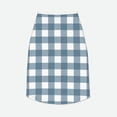 thumbnail image 5 of LNWH Blue Gingham Print Pattern Dog Clothes, Breathable Warm Cotton Pet Clothes 3X-Large, 5 of 8