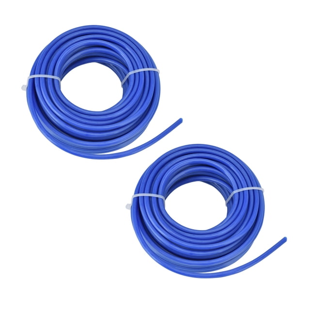 Round 2PCS 4mm String Trimmer Line Nylon Round Trimmer Line Blue Lawn Mower Accessories for