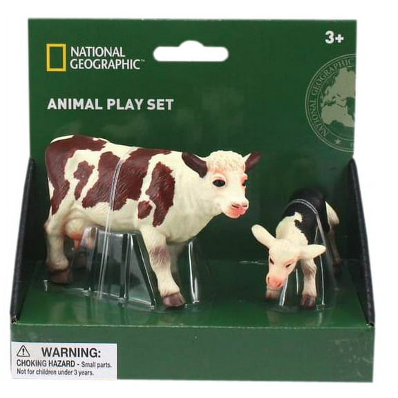 National Geographic - Cow and Calf Figurines, 2 pieces