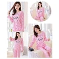 thumbnail image 5 of AMERTEER Ensemble de Pyjama pour Femmes, Mode Automne, Col Rond, Manches Longues, Grande Taille, Imprimé Maison, 5 of 5