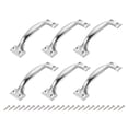 thumbnail image 1 of Tiradores de puerta, paquete de 6, tiradores de puerta de 5 pulgadas/119mm con tornillos para hardware de cajones, 1 of 6