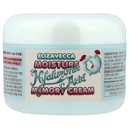 Elizavecca Moisture Hyaluronic Acid Memory Cream, 3.53 oz (100 g)