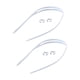 thumbnail image 4 of 2x Correas de repuesto para gafas de natación, accesorios prácticos y portátiles, bandas para nadar Blanco, 4 of 9