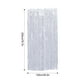 thumbnail image 5 of Billuyoard Cortina de aluminio, decoraciones para fiestas DIY, artesanía exquisita, decoraciones para fiestas de cumpleaños de amplia Kits de decoración para fiestas Plata 6.5 pies, 5 of 6