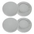 thumbnail image 1 of Uxcell 4 Paquete Fundas de Taburete Redondas 16-20" Lavables a Prueba de Polvo con Elástico Gris Brillante, 1 of 6