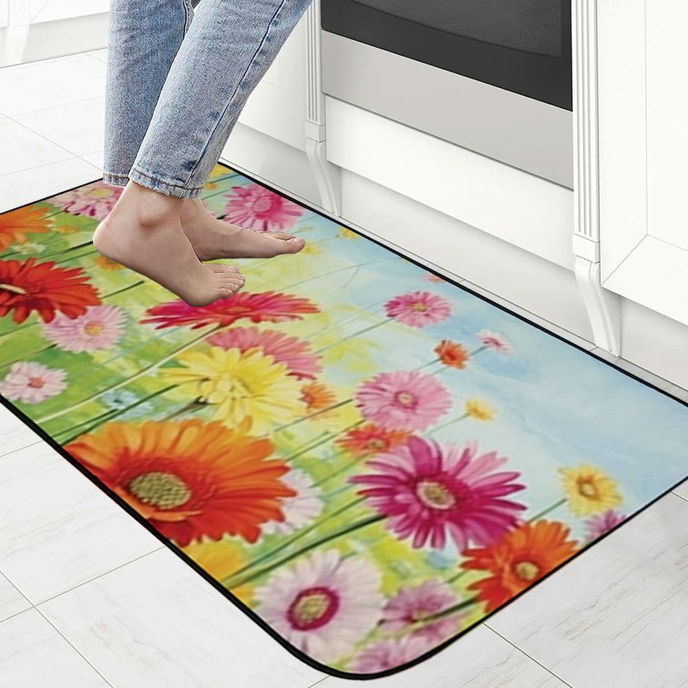 Heduofu Decorative Door Mat, Door Mat with Non-Slip Rubber Backing, Easy Cleaning, Traps Dirt, Rug for , Patio, Garage 19.68*47.24 in