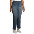 thumbnail image 2 of A3 Denim Women's Plus Size Straight Leg Jeans, 2 of 6